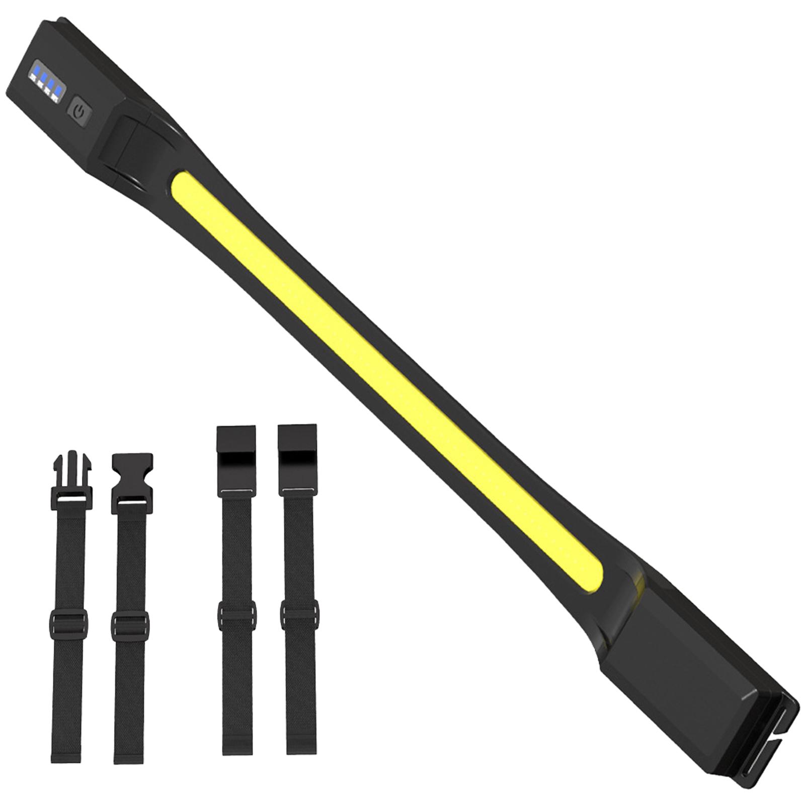 W11 Multifunctional Magnetic Silicone Auto Repair Cob Work Light Outdoor Chest Lamp For Night Running And Camping, Spec: 4000mAh - Shopkiz.com