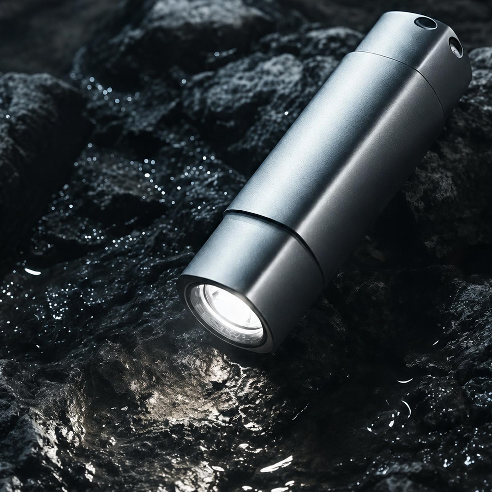 Mini Portable EDC Rechargeable Flashlight Outdoor Keychain(Stone Washed) - Shopkiz.com