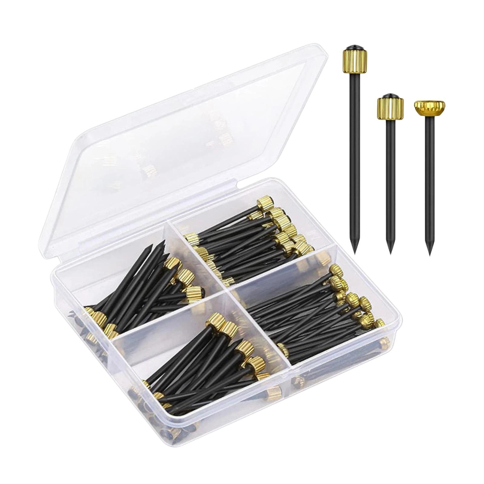 90 in 1 Picture Frame Nails Through-Core Copper Cap Nails & Copper Head Nails(Black) - Shopkiz.com
