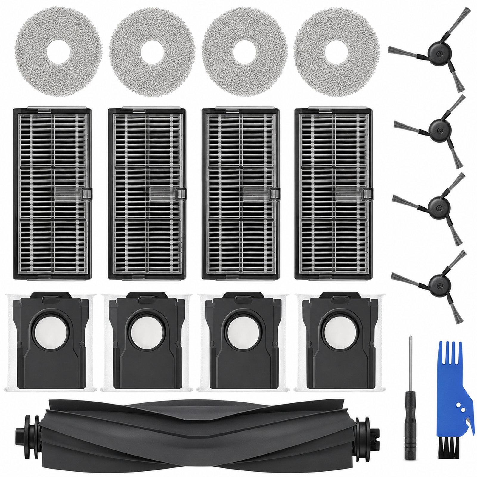 19 In 1 Replacement Accessories Kit For Dreame X40 Pro / X40 Ultra / L40 Ultra / S30 Pro Ultra Robot Vacuum Cleaners - Shopkiz.com