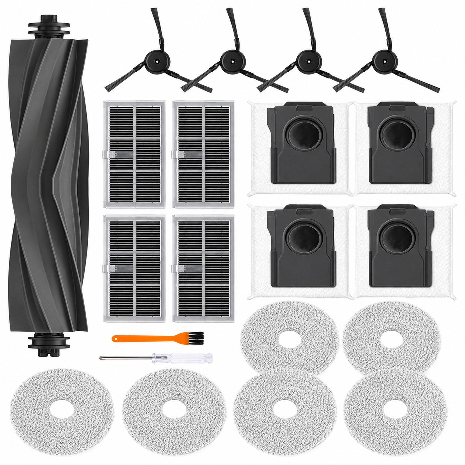 21 In 1 Replacement Accessories Kit For Dreame X40 Pro / X40 Ultra / L40 Ultra / S30 Pro Ultra Robot Vacuum Cleaners - Shopkiz.com