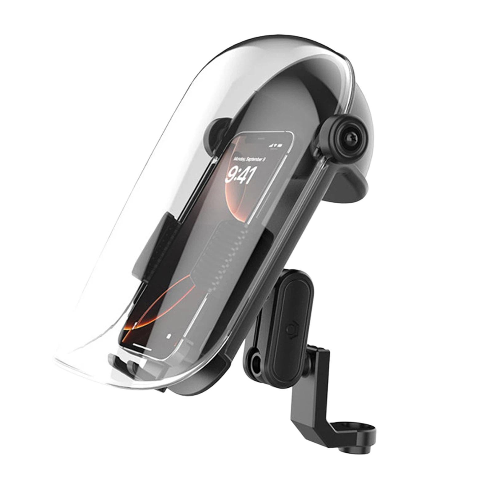 ZYM-MTH Motorcycle & Electric Scooter Phone Mount With Sunshade Rainproof Cover - Shopkiz.com