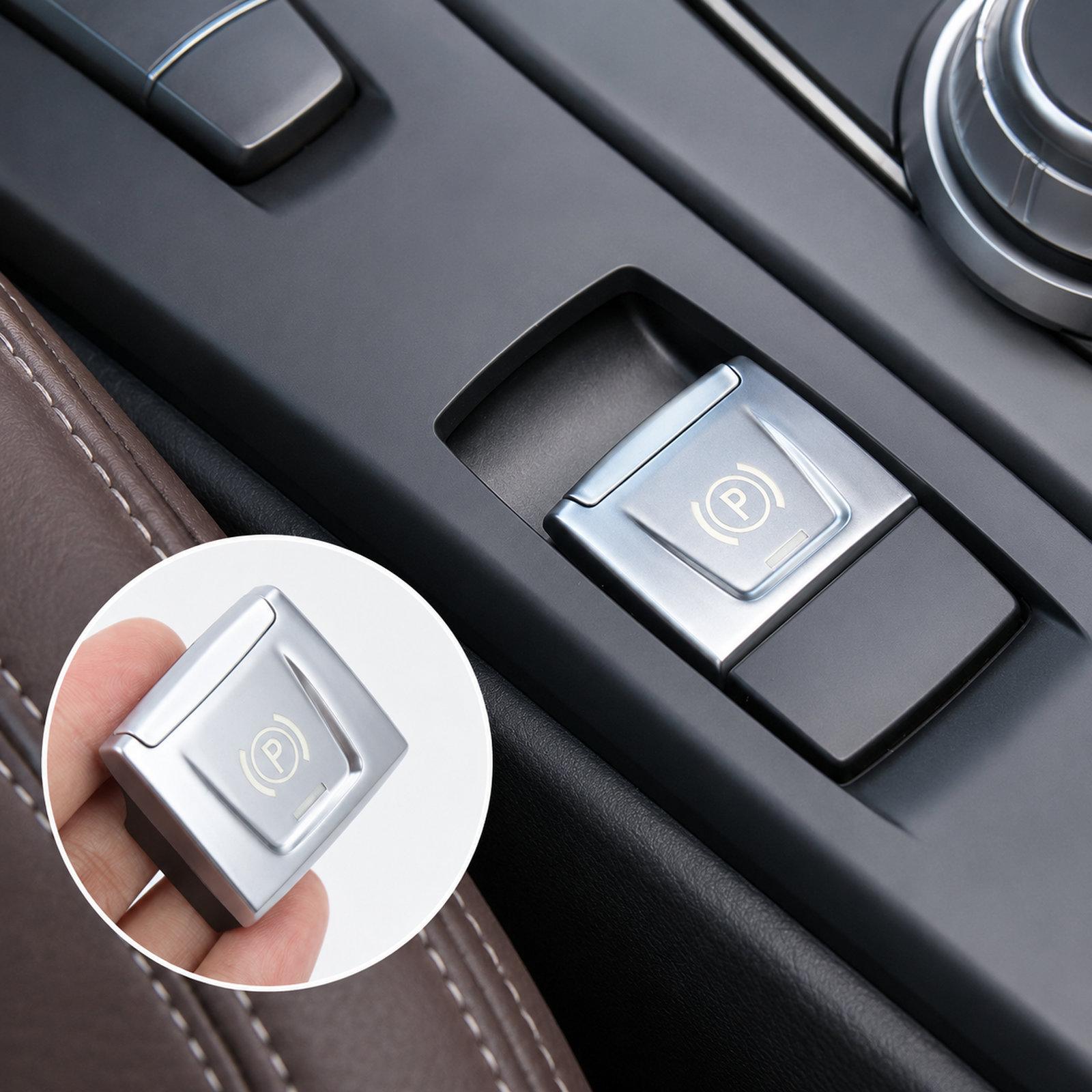 For BMW X1 F25 / F48 / F49 Electronic Parking Brake P Button Replacement Button 6131987788(Silver) - Shopkiz.com