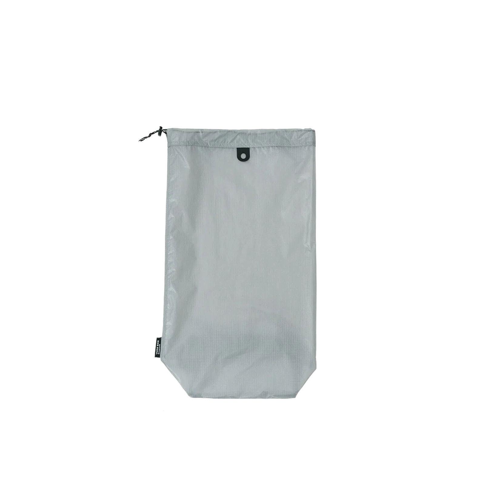 15D Silicone Coated Nylon Travel Shoe Bag Waterproof Drawstring Slipper Storage Pouch with Hypalon Loop Grey Medium - Shopkiz.com
