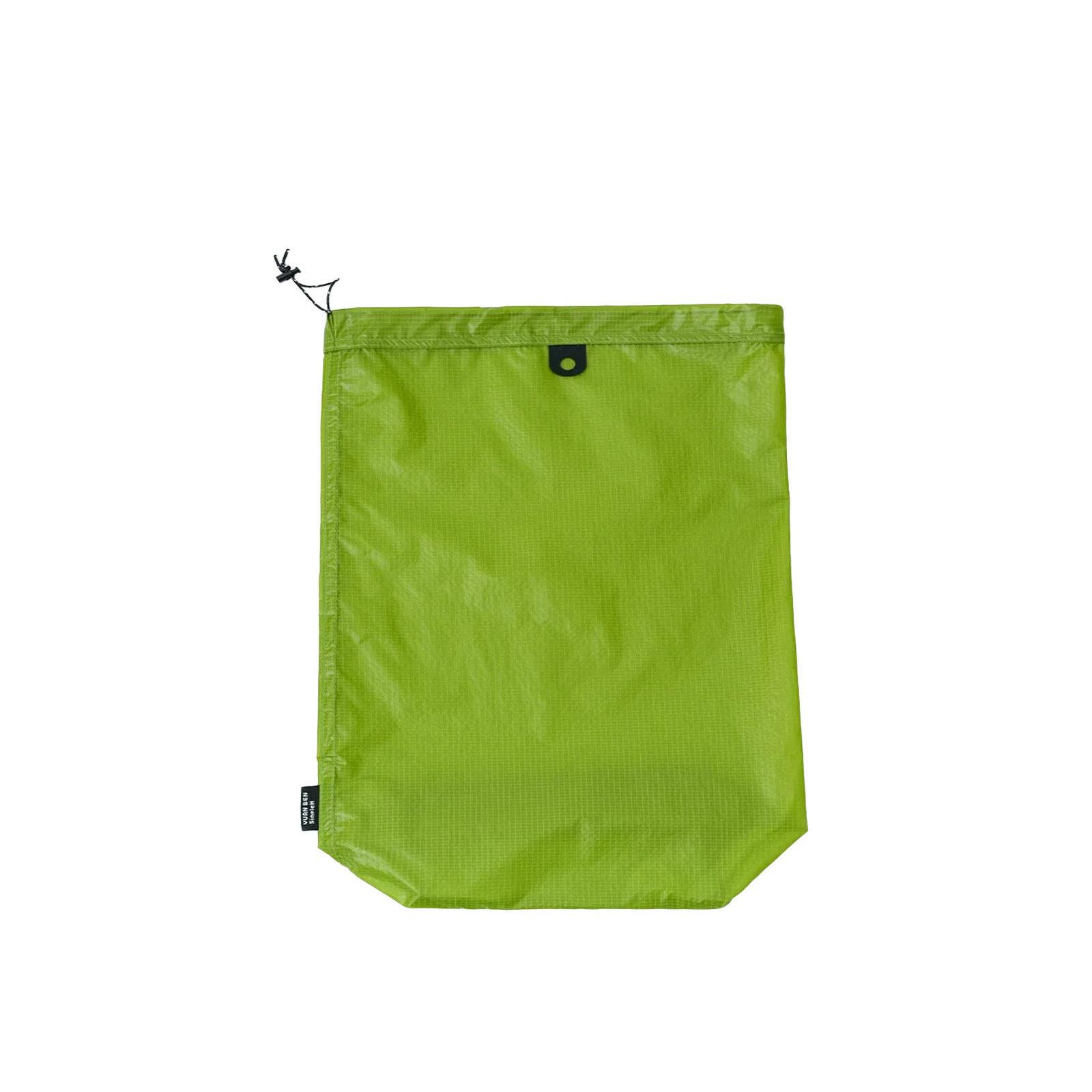 15D Silicone Coated Nylon Travel Shoe Bag Waterproof Drawstring Slipper Storage Pouch with Hypalon Loop Large Green - Shopkiz.com