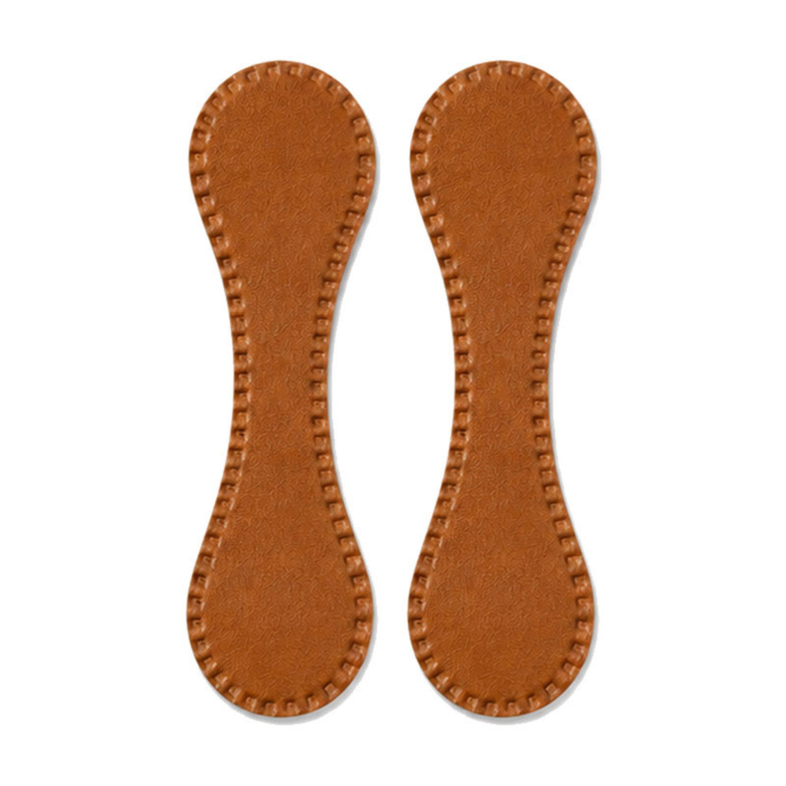 1 Pair Magnetic Pant Hem Clips No Sew Leather Sleeve Holder Clips Cuff Cinch Artifact to Prevent Pant Dragging(Brown) - Shopkiz.com
