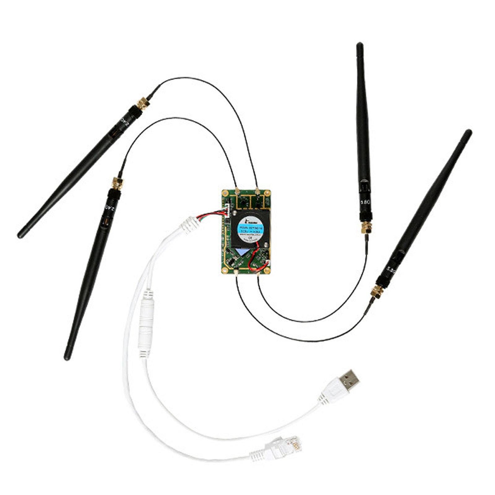 VONETS VM5G-FAN Dual Band WiFi Module Industrial Serial To Ethernet Bridge Router - Shopkiz.com