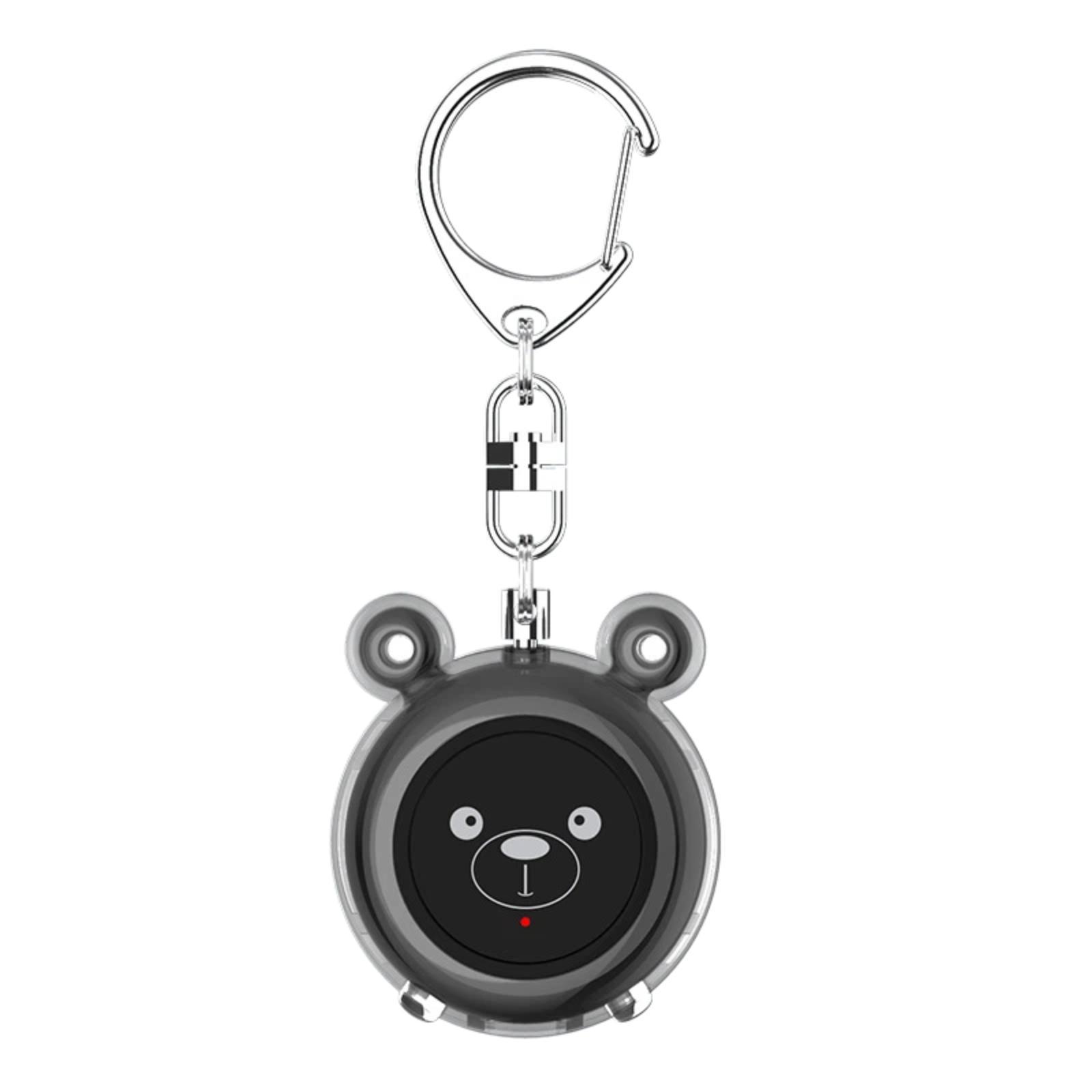 Rechargeable Personal Alarm With One-Button SOS For Women Self-Defense(Black)