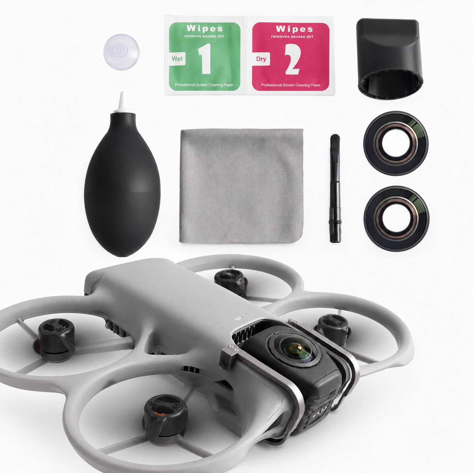 For DJI Avata 360 Replacement Lens Kit Optical Glass Camera Lens Cover Repair with Removal Wrench Tool 2 Sets - Shopkiz.com