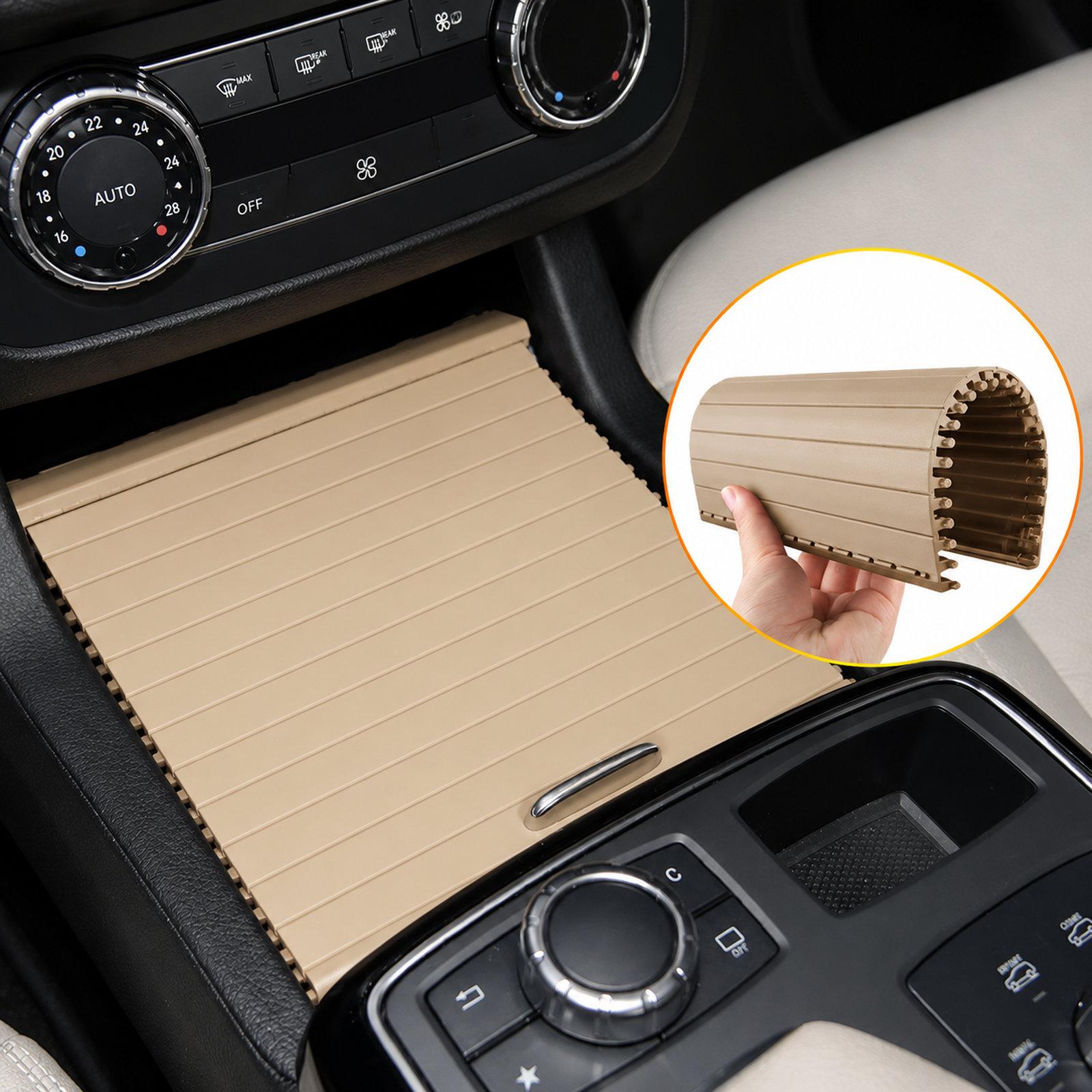 For Mercedes-Benz ML / GL-Class W166 / GLE / GLS Left-Hand Drive Cup Holder Roller Cover 1666805802(Ginger Yellow) - Shopkiz.com