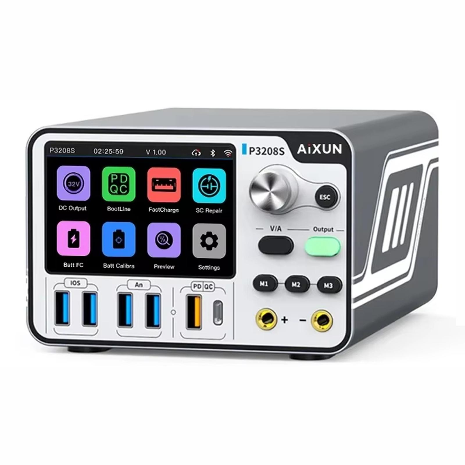 AiXun P3208S Intelligent Adjustable DC Regulated Power Supply Meter Mobile Phone Repair Power Supply EU Plug - Shopkiz.com