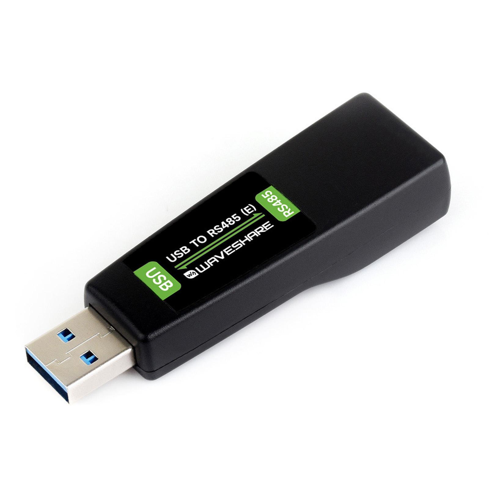 WAVESHARE USB To RS485 (E) Industrial-Grade Isolated Bidirectional Converter, Onboard FT232RNL Chip, Isolated RS485 Transceiver Circuit And RJ45 Port