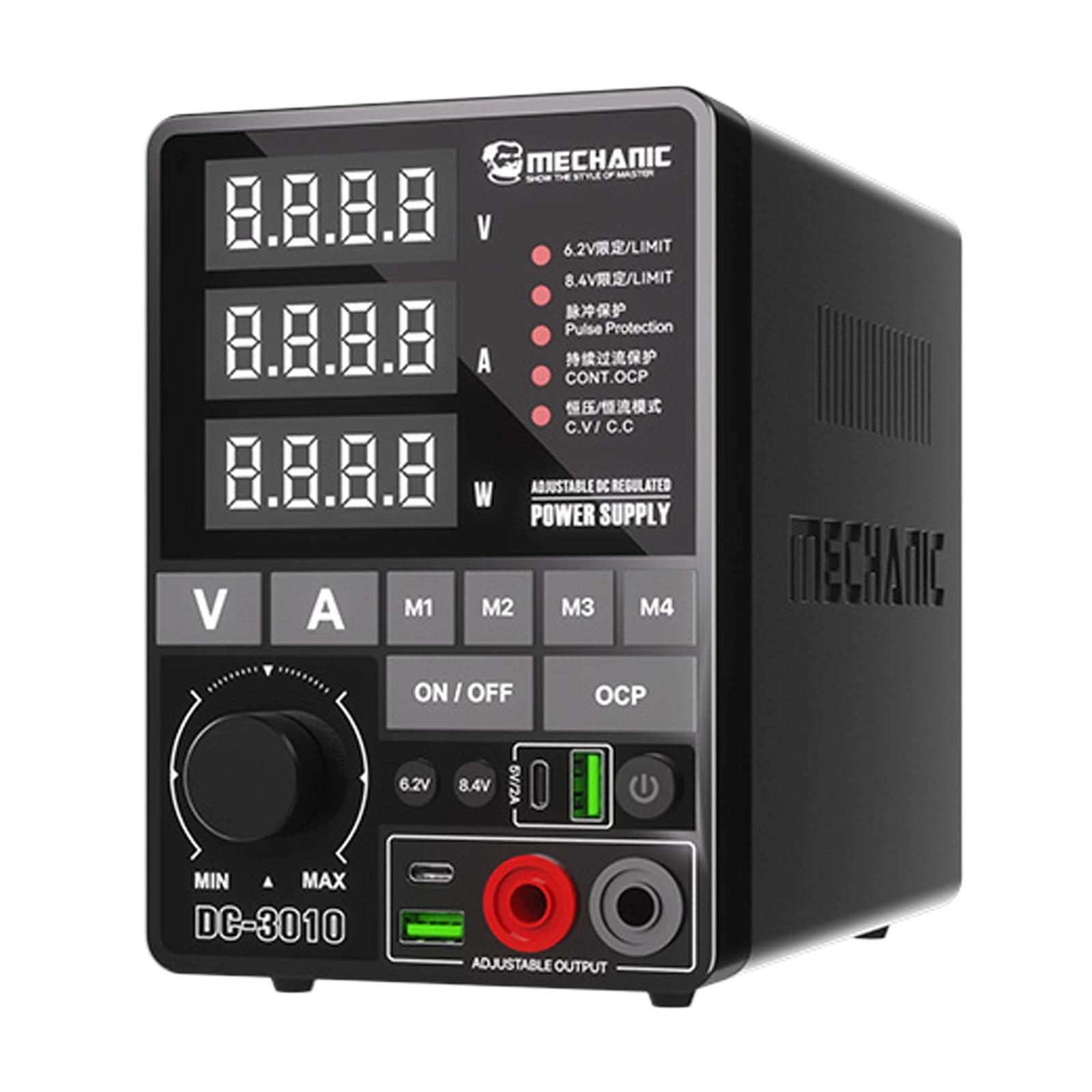 MECHANIC DC-3010 US Plug Adjustable DC Regulated Power Supply High Precision Fine-Tuning Voltage Limiting Power Source - Shopkiz.com