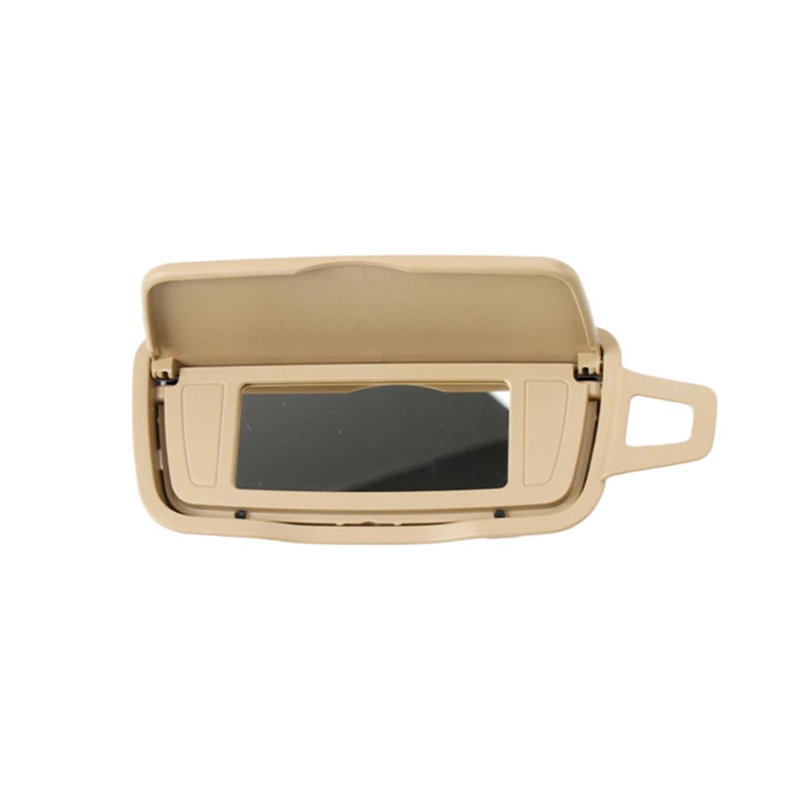 For Porsche 718 / 981 / 982 / 991 / 992 / 911 Left-Hand Drive Sun Visor Vanity Mirror 9.81731031289817E+21(Beige Without Light) - Shopkiz.com