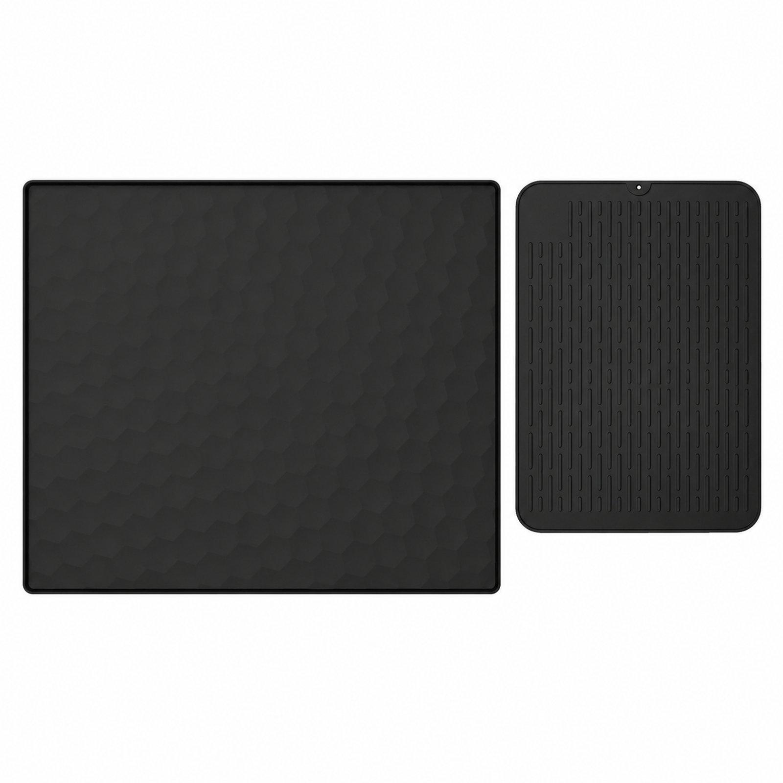 Silicone Draining Mat, For Ninja NC700 / NC701 / NC301 / NC300 / NC501, Color: 2 In 1 Black - Shopkiz.com