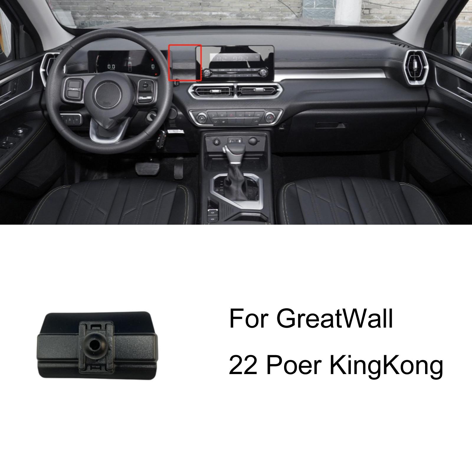 For GreatWall Left-Hand Drive Car Phone Holder Base, Model: 22 Poer KingKong - Shopkiz.com