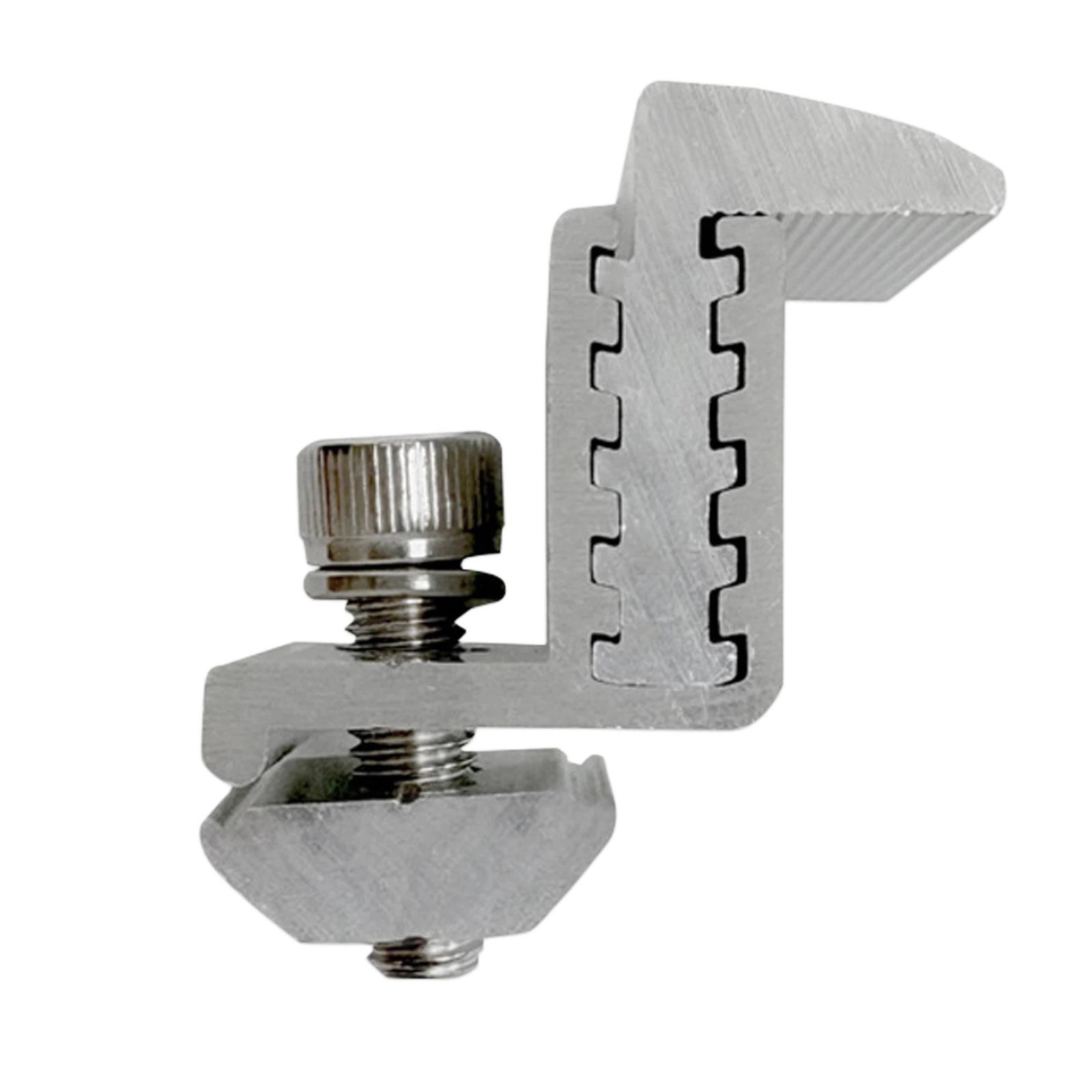 Aluminum Alloy Solar Panel Bracket 5-Gear Adjustable Edge Clamp - Shopkiz.com