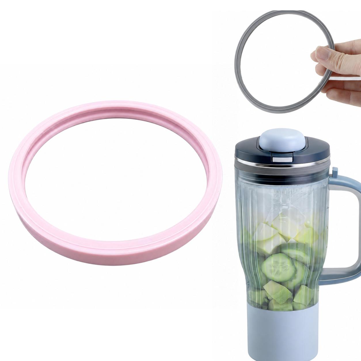 For Ninja BlendBOSS Sealing Gasket Replacement Travel Tumbler Leakproof Silicone Rings(Pink) - Shopkiz.com