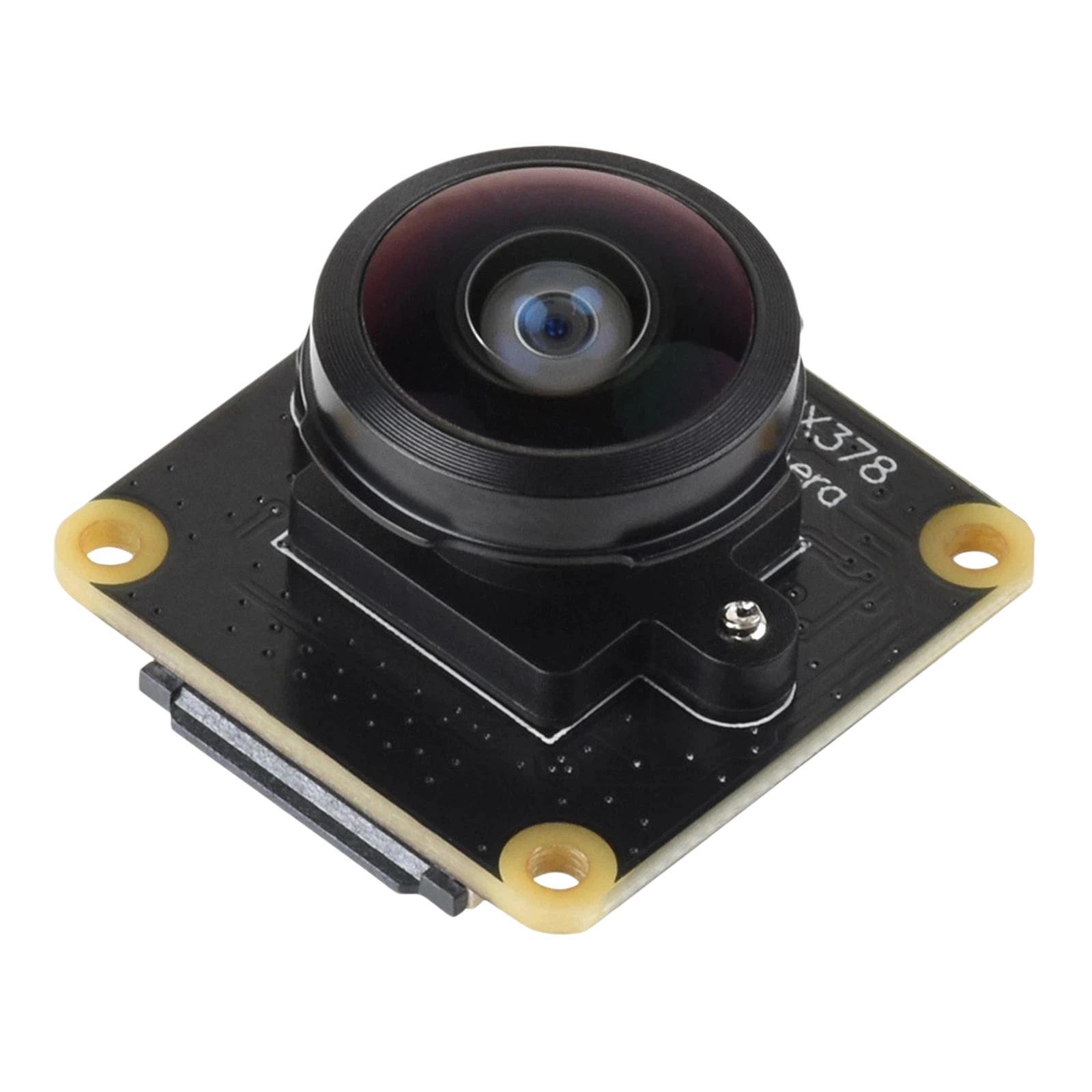 WAVESHARE 34709 IMX378-190 12.3MP Fisheye Lens Camera 190-Degree FOV Rolling Shutter For Raspberry Pi Series Boards - Shopkiz.com
