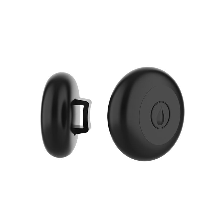 For AirTag 2nd Gen / AirTag 1st Gen Waterproof Silicone Protective Case Dog Cat Collar Holder, Size: S(Black) - Shopkiz.com