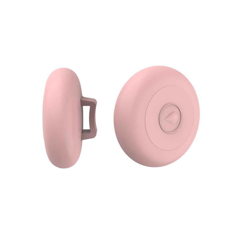 For AirTag 2nd Gen / AirTag 1st Gen Waterproof Silicone Protective Case Dog Cat Collar Holder, Size: L(Pink) - Shopkiz.com