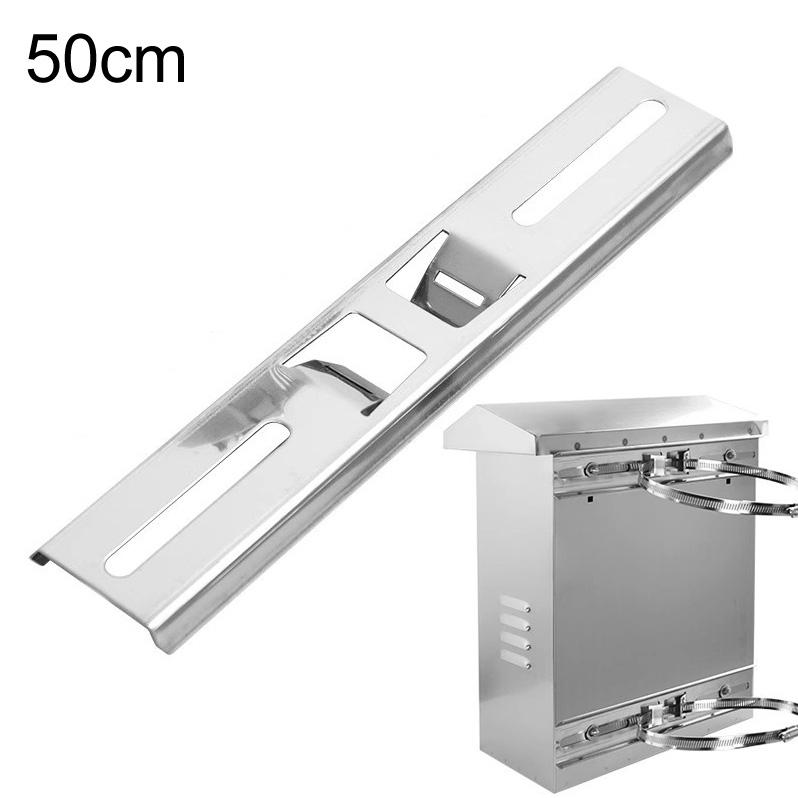 50cm Stainless Steel Pole Mount Bracket Heavy Duty Crossbar for Electrical Junction Box
