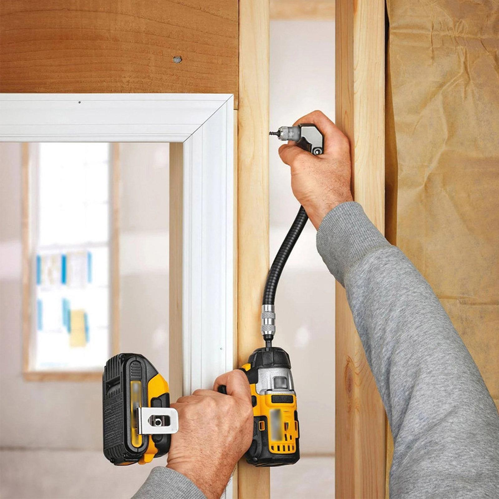Electric Drill Adapter For Drilling 90-Degree Right-Angle Corners(L-shaped Wrench) - Shopkiz.com