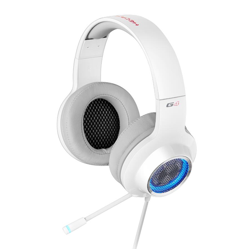Edifier HECATE G4 Gaming Headeadphone Desktop Computer Listening Discrimination 7.1-channel Headset, Cable Length: 2.5m(White) - Shopkiz.com