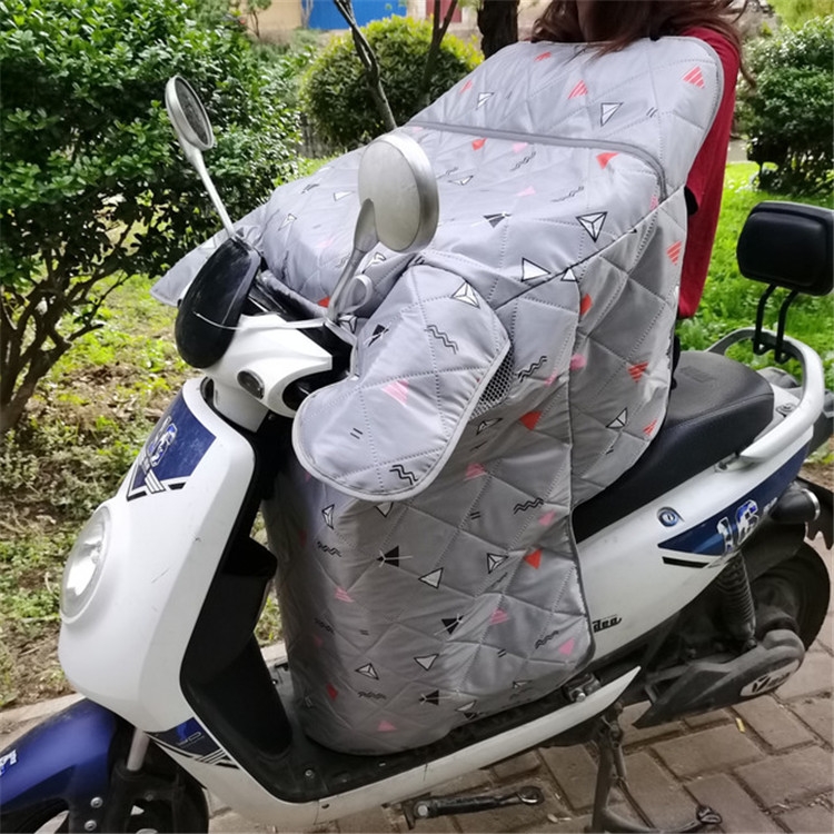 Summer Motorcycle Waterproof Windshield Covered Sunshade(Gray Triangle) - Shopkiz.com