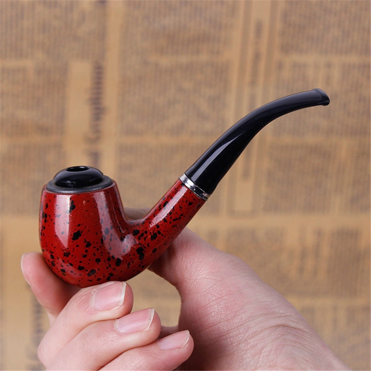 Dual-purpose Portable Resin Pipe Detachable Mini Men Filter Smoking Set Without Pipe Holder, Size:Small - Shopkiz.com