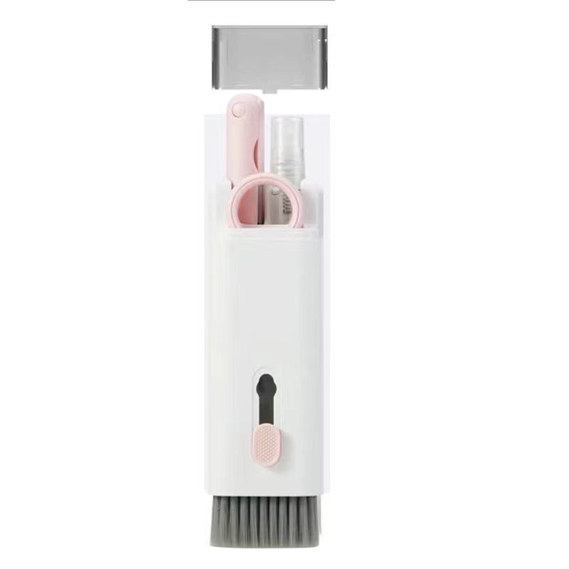 7 in 1 Bluetooth Headphone Computer Keyboard Cleaning Tools Set (Pink) - Shopkiz.com