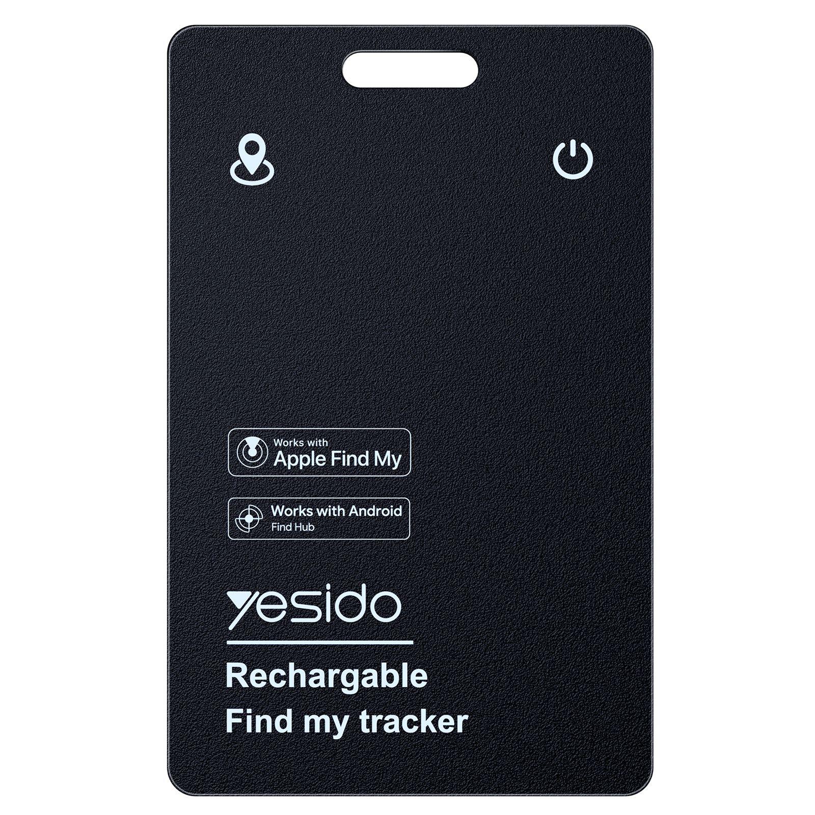 Yesido EC37 Findmy & Find Hub Dual System Anti-Loss Device (Black) - Shopkiz.com