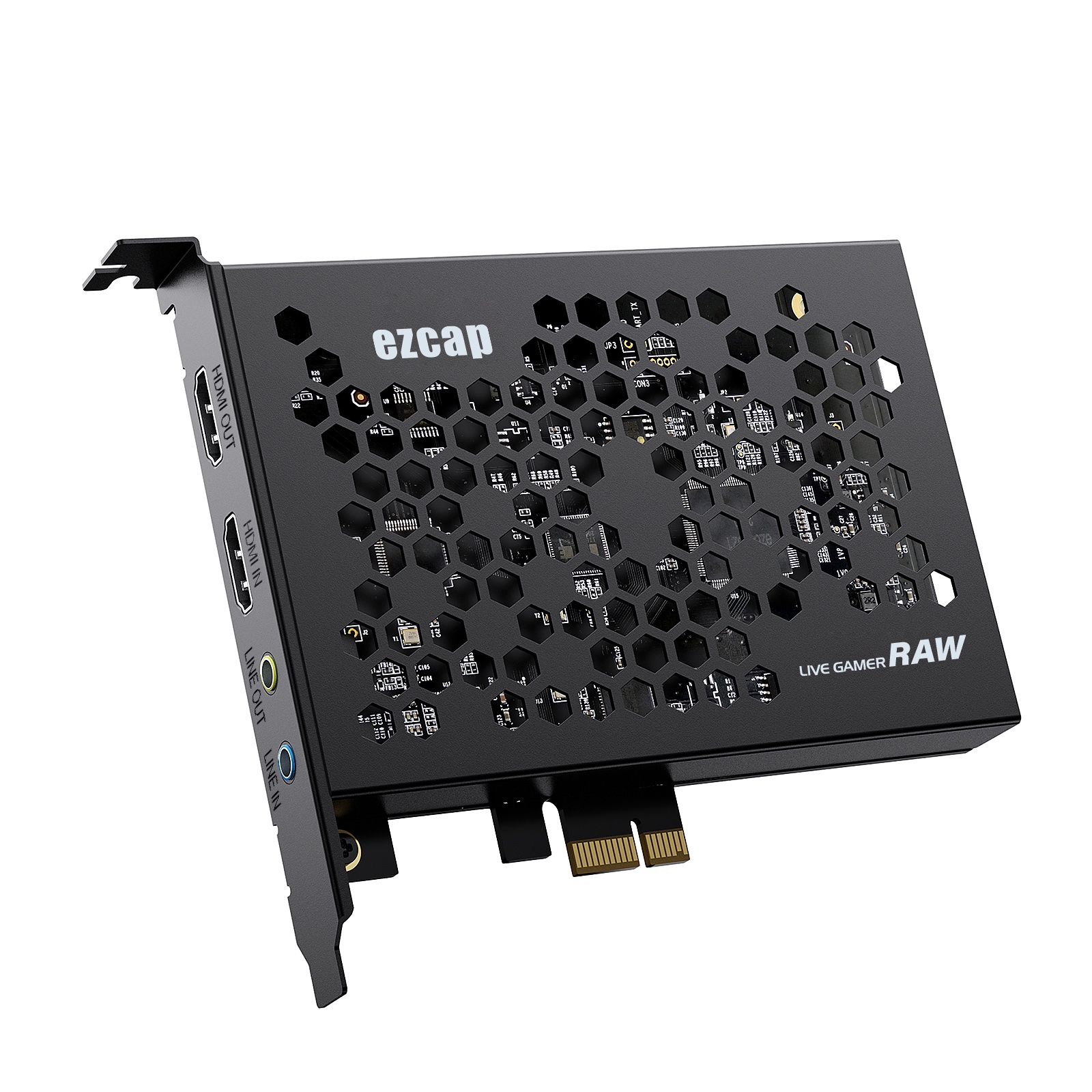 EZCAP 324 4K HD Media Interface Live Gamer RAW PCIE Game Video Capture Board Card(Black) - Shopkiz.com