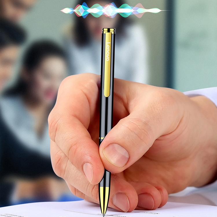Original Lenovo B628 32GB Intelligent Voice Control Noise Reduction Pen Shape Recording Pen - Shopkiz.com