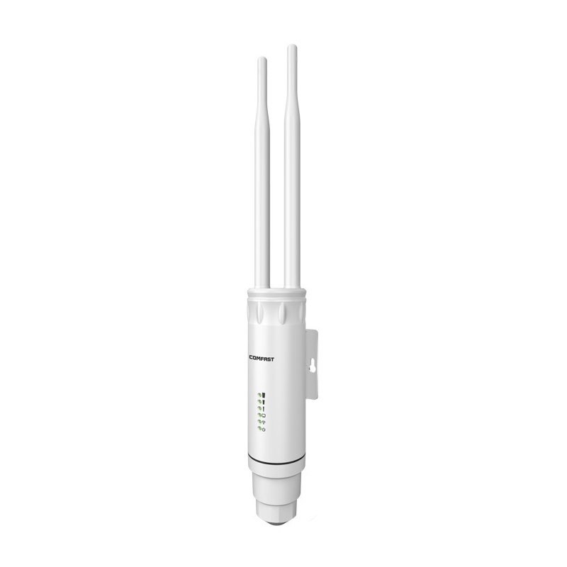 COMFAST CF-EW74 1200Mbs Outdoor Waterproof Dual Frequency Signal Amplifier Wireless Router Repeater WIFI Base Station with 2 Antennas - Shopkiz.com