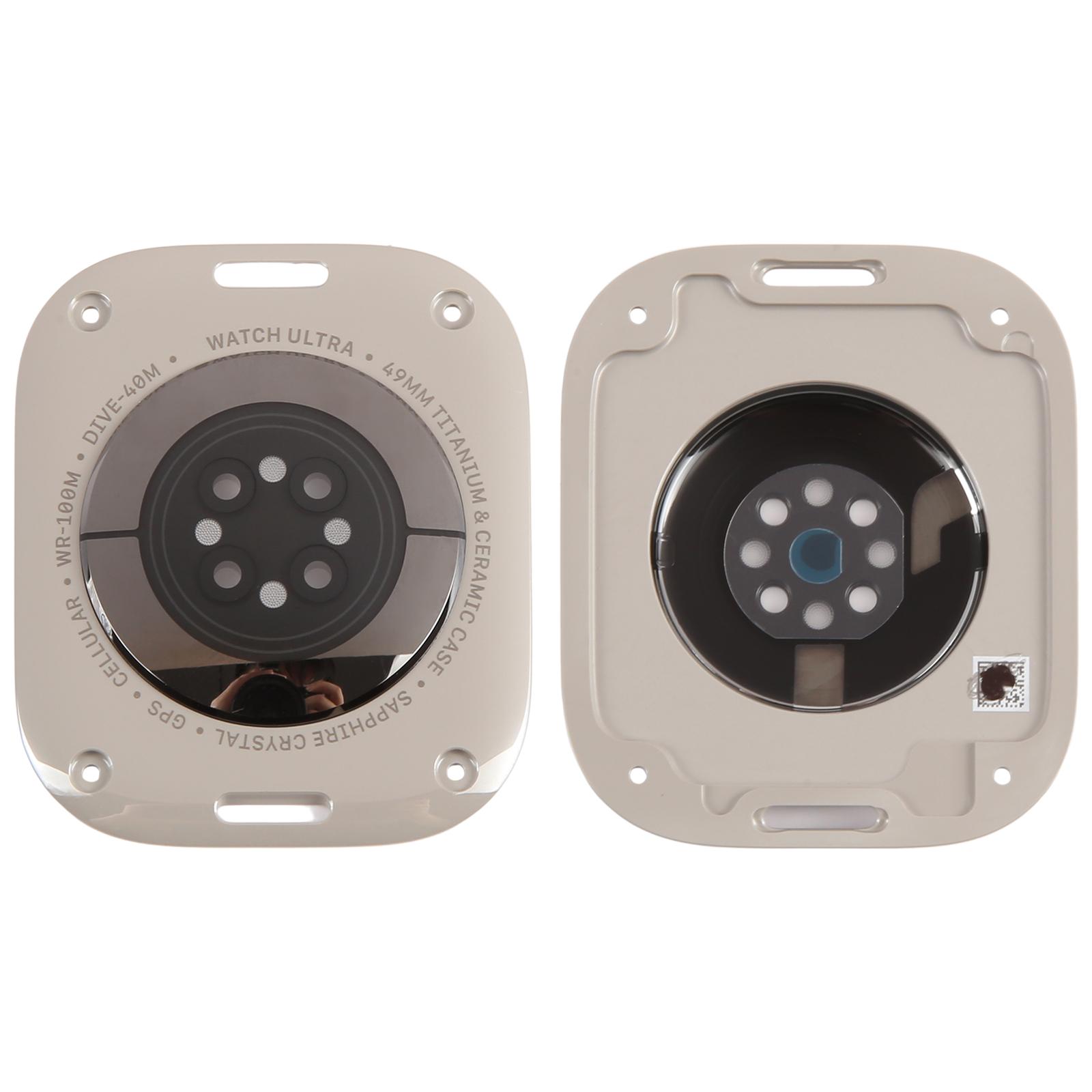 For Apple Watch Ultra 3 49mm Original Ceramics Back Cover (White) - Shopkiz.com