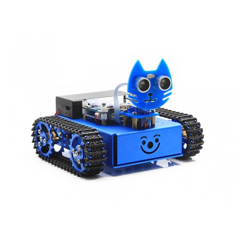 Waveshare KitiBot, Starter Robot, Graphical Programming, Tracked Version - Shopkiz.com