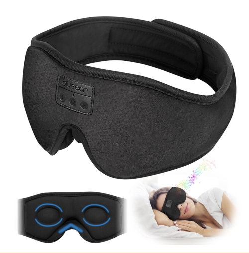 Tapa Olho Máscara De Dormir 3d Fone De Ouvido Bluetooth 5.2
