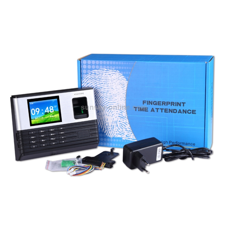 Realand AL355 Tiempo de asistencia de huellas dactilares con pantalla a color de 2,8 pulgadas y función de tarjeta de identificación y WiFi - 6