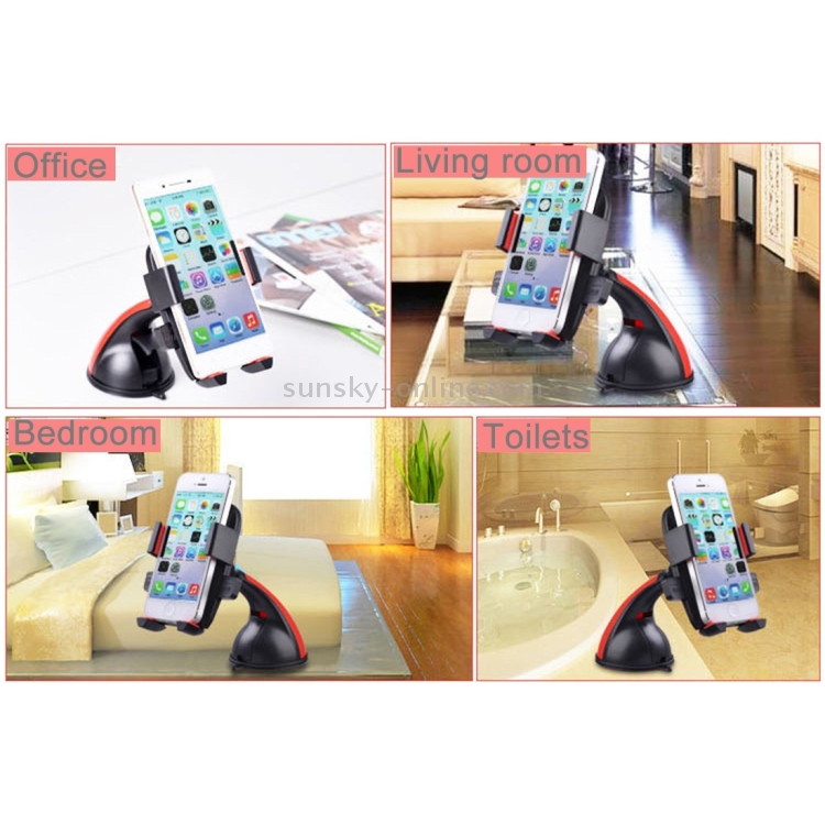 Curved Handle Suction Cup Car Phone Navigation Holder Curved Handle Suction Cup Car Phone Navigation Holder