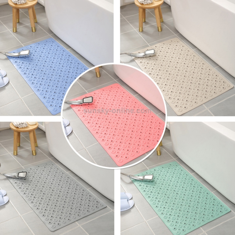 Cleace Sale!Shower Bath Tub Mat Non-slip PVC Bath Mats With Sucker Bathroom  Safety Shower Bath Mats Waterproof Home Bathroom Blue 