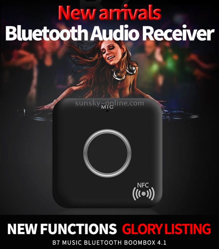 B7 CSR8635 Bluetooth V4.1 Music Audio Receiver, Support AUX / NFC / Hands-free B7 CSR8635 Bluetooth V4.1 Music Audio Receiver, Support AUX / NFC / Hands-free