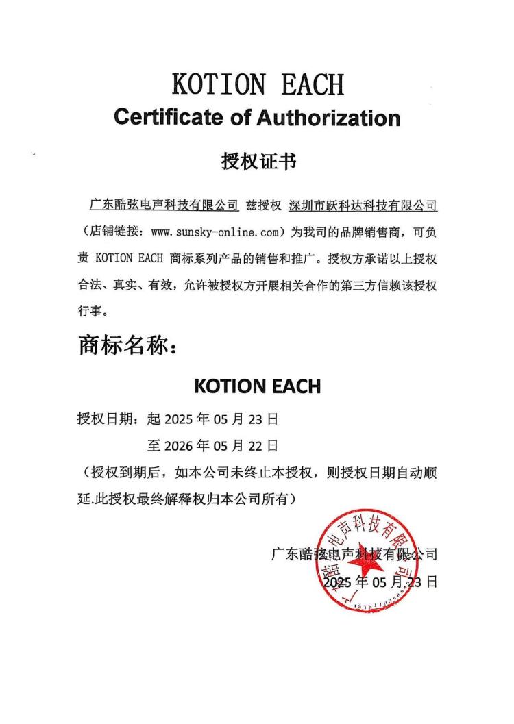 KOTION EACH