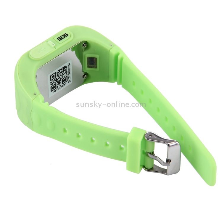 Q50 GPS Tracker Smart Watch for Kids Support SIM Card Anti lost SOS Call Location Finder Remote Monitor Pedometer Green