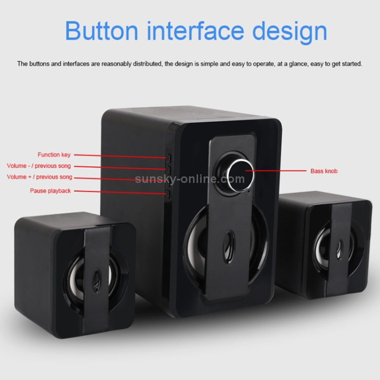 X3000 Stereo Heavy Bass Bluetooth Speaker, Support TF Card / USB / AUX / FM (White) X3000 Stereo Heavy Bass Bluetooth Speaker, Support TF Card / USB / AUX / FM (White)