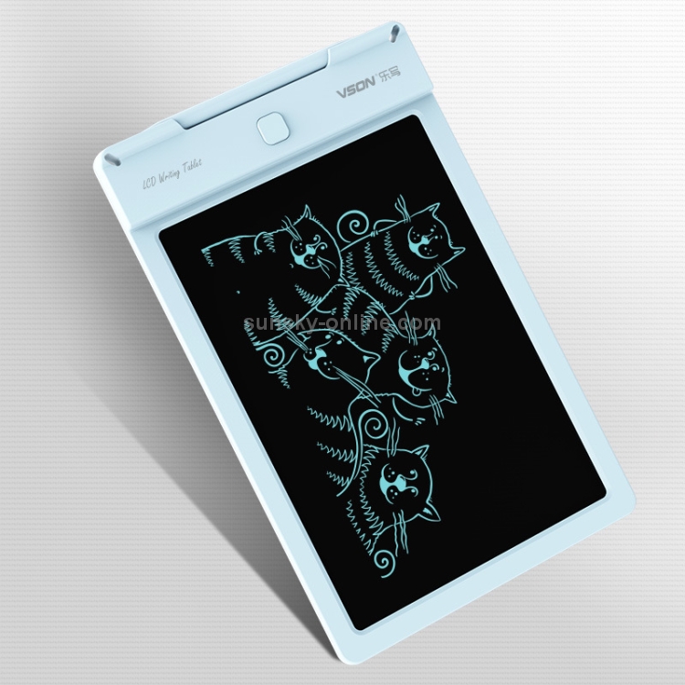 WP9310 Tableta de escritura con pantalla LCD monocromática de 9 pulgadas, dibujo a mano, bocetos, garabatos, garabatos, tablero de dibujo para oficina en casa, azul - 1