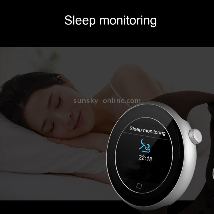 C1 Reloj inteligente Bluetooth con pantalla táctil de 1,22 pulgadas, compatible con monitor de frecuencia auditiva / podómetro / monitorización del sueño / captura remota / recibir la llamada (plateado) - 17