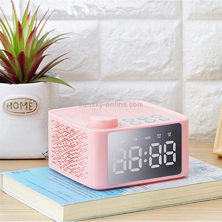 B1 Stereo Wireless Bluetooth Speaker with Mirror Display Screen, Support TF Card / AUX / U Disk / FM (Blue) B1 Stereo Wireless Bluetooth Speaker with Mirror Display Screen, Support TF Card / AUX / U Disk / FM (Blue)