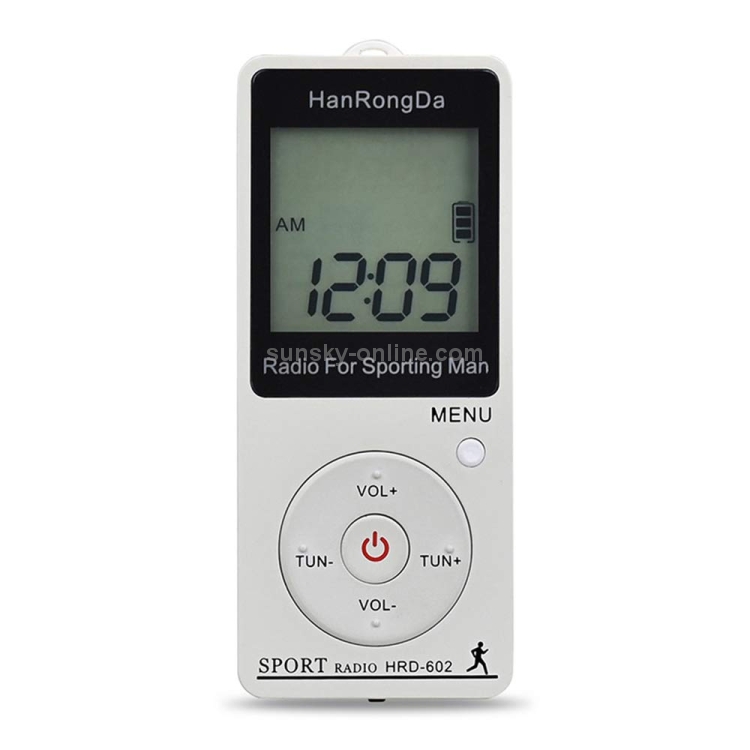 Mini Radio Sport AM/FM Avec Podomètre – Petite Radio Numérique Pour Courir, Marcher Et Faire Du Jogging