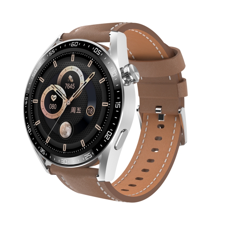 Hamtod GT3 Pro 1.32 pulgadas Smart Watch, frecuencia cardíaca / monitor de temperatura / llamada BT (plata) - 1